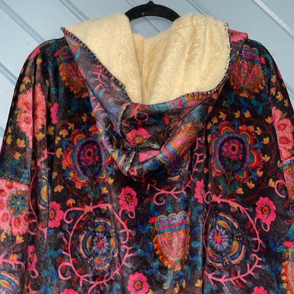NATURAL LIFE Floral Hooded Cardigan - Multicolor - Picture 9 of 9